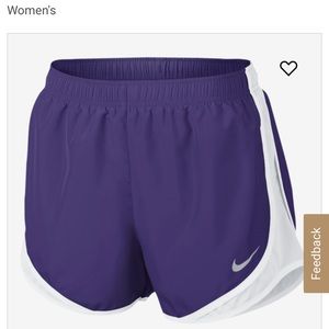 purple nike shorts